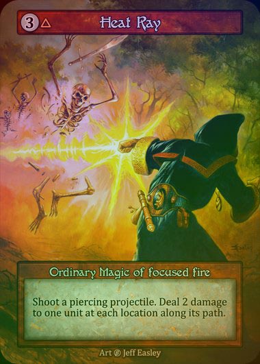 【FOIL】[Fire] Heat Ray [beta-Ordinary]